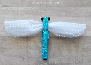 Sparkly Clothespin Dragonfly Craft I Heart Crafty Things