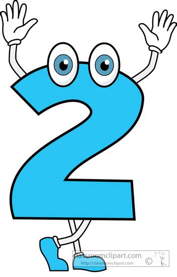 Numbers Clipart Numbertwoclipart Classroom Clipart