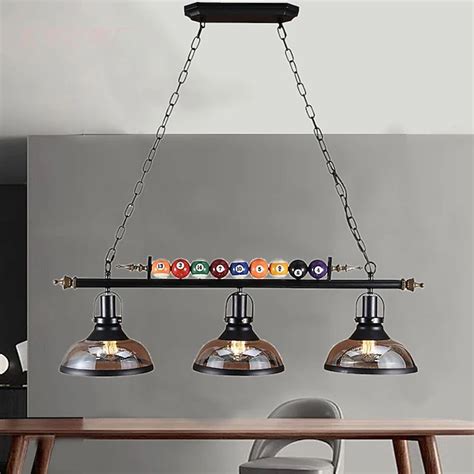 Pool Table Lights Billiard table light Farmhouse Chandelier,Industrial ...