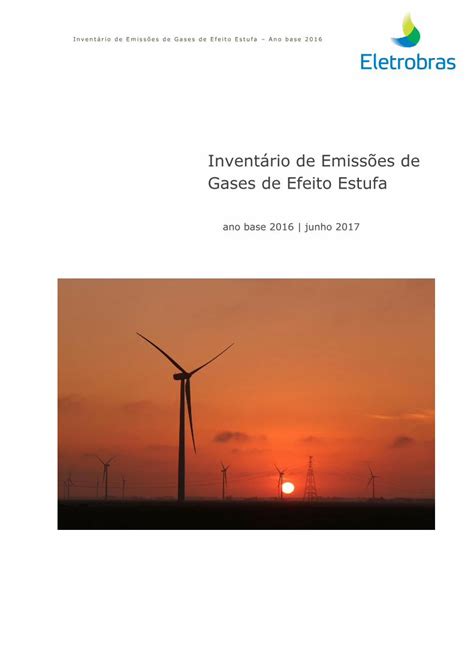 PDF Inventário de Emissões de Gases de Efeito Estufa Inventário de