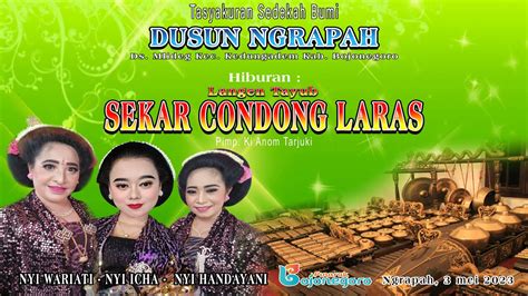 TAYUB SEKAR CONDONG LARAS FULL SIANG LIVE NGRAPAH YouTube