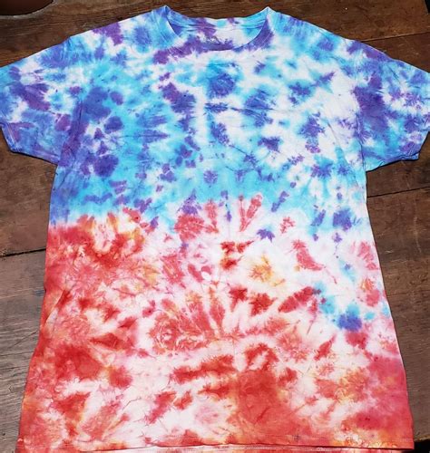 Tie Dye Shirt Crumple M Etsy