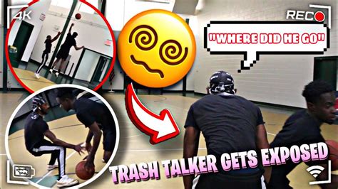 Trash Talker Gets Exposed V Basketball Youtube