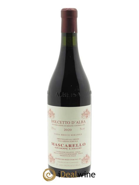 Buy Dolcetto D Alba Vigna Bricco Mirasole Giuseppe Mascarello Lot