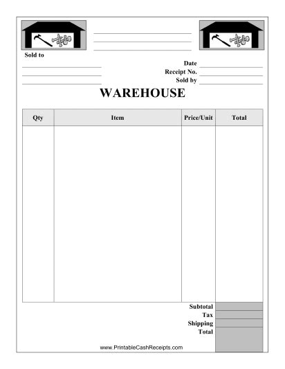 Warehouse Receipt