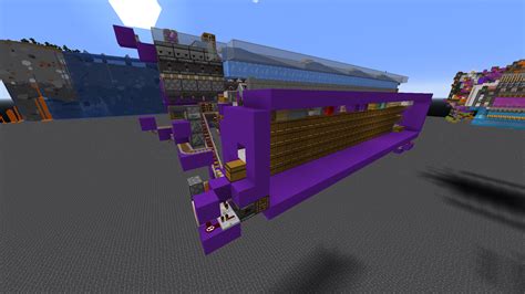 Fast/small multi-item sorter, Uses hopper minecart buffers to pick up ...