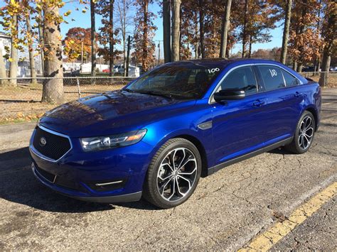 2013 Deep Impact Blue Ford Taurus SHO Pictures Mods Upgrades