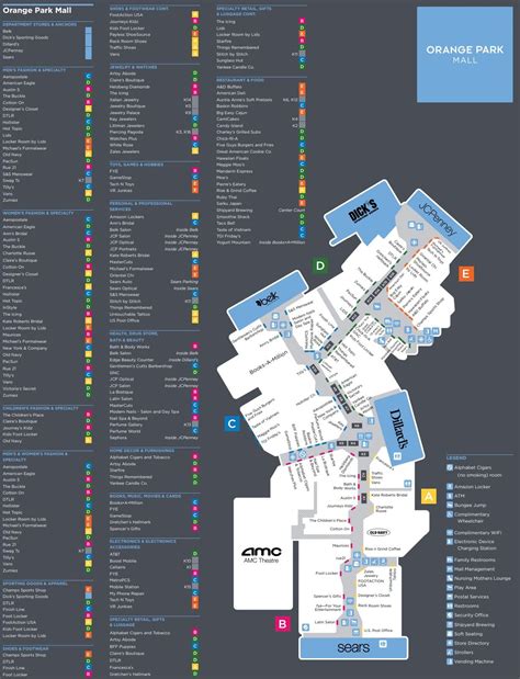 Map Of Citrus Park Mall Stores