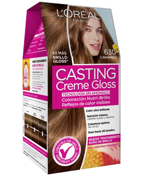 Loreal Casting Creme Gloss Tonos Cobrizos Dusolapan