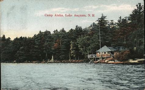 Camp Aloha Lake Asquam Holderness Nh Postcard