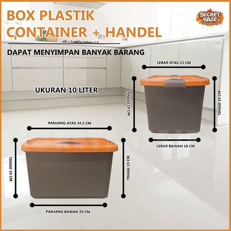 BOX CONTAINER HANDEL Pegangan Box Plastik Serbaguna Lazada