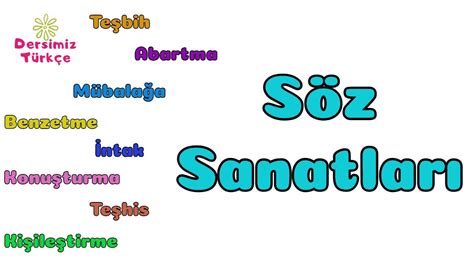 Söz Sanatları Edebi Sanatlar YouTube