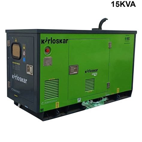 15kva Kirloskar Igreen Diesel Generator At Rs 315000piece Kirloskar