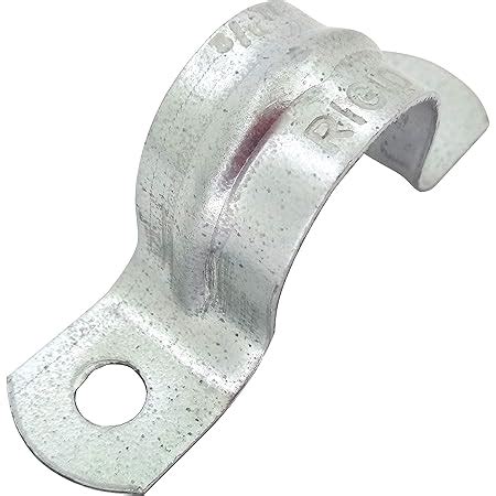 Rigid Pipe Strap Clamp Hanger 2 Holes Galvanized Or PVC Pipes IMC