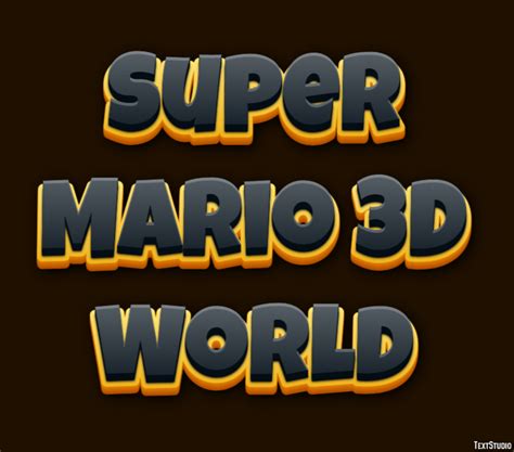 Super Mario 3d World Logo