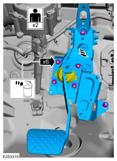 Ford Ecosport Removal And Installation Brake Pedal And Bracket