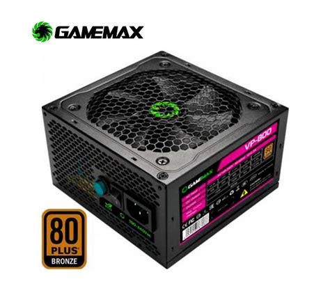 Fuente Gamemax 800W 80 Plus Bronze VP 800 Moncase Computer