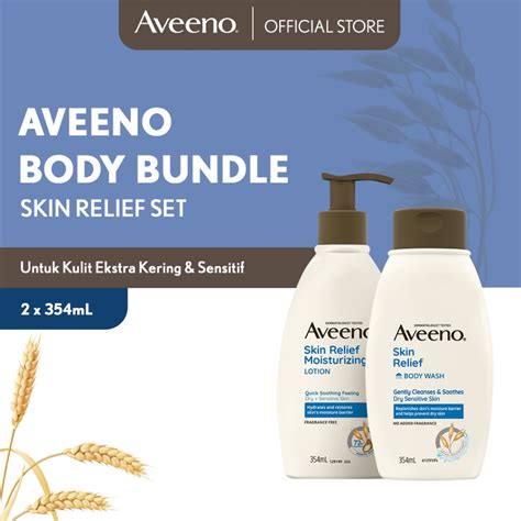 Jual Aveeno Skin Relief Regular Set Aveeno Skin Relief Moisturizing