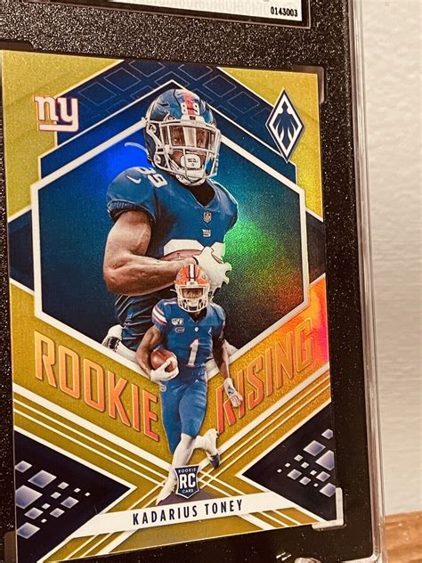 2021 Panini Phoenix Rookie Rising Yellow RIS 10 Kadarius Toney 75