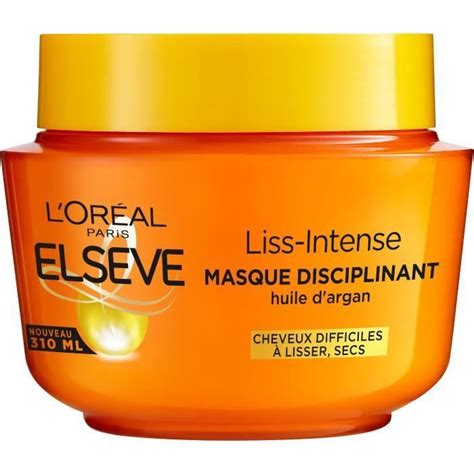 Masque Disciplinant Elsève Liss Intense L OREAL PARIS 310 ml sur