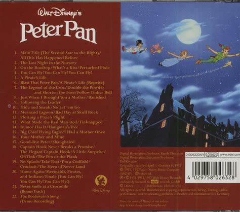 Various Cd Walt Disney S Peter Pan Classic Soundtrack Series Cd