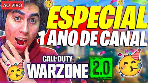 🔴 Warzone 2 Ao Vivo Especial 1 Ano De Canal Live Warzone 2 0 Ao Vivo 1440p Youtube