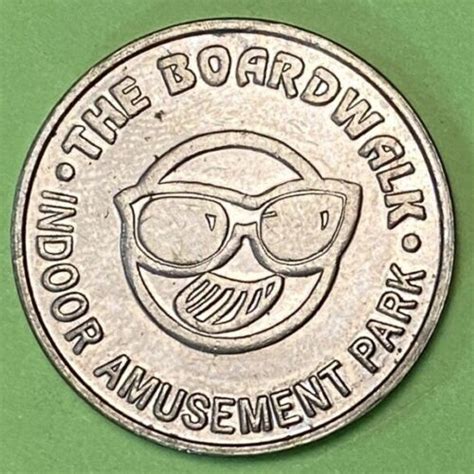 The Boardwalk Indoor Amusement Park Non Negotiable Metal Game Token Ebay