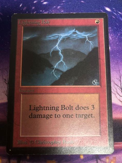 Yahoo オークション MTG 稲妻 Lightning Bolt LEB 希少 B