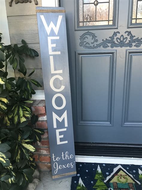 Welcome porch sign | Porch welcome sign, Porch signs, Wooden crafts