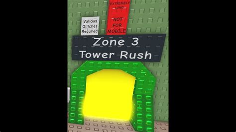 Zone 3 Tower Rush Completion Roblox Jtoh Youtube