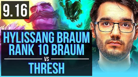 Hylissang Braum Lucian Vs Thresh Draven Support Rank Braum