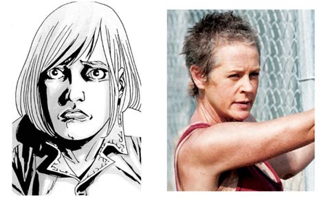 The Walking Dead… Comic Characters vs TV Characters (28 Pics)