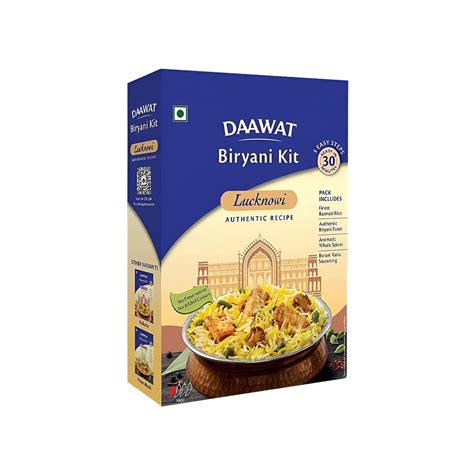 Daawat Lucknowi Biryani Kit Price - Buy Online at ₹126 in India