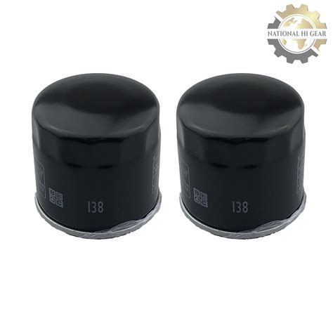 2 Pack Oil Filter For Suzuki LTA500 F LTF500 F Quadrunner Quad Master