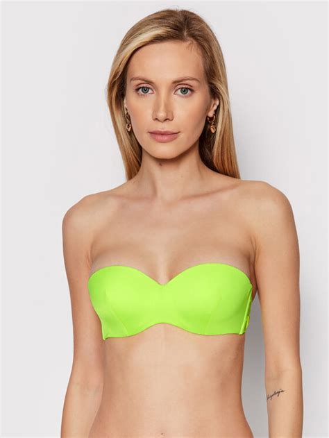 Guess Góra od bikini E2GJ52 MC044 Zielony Modivo pl