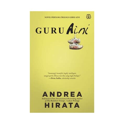 buku guru aini andrea hirata mizanstorecom