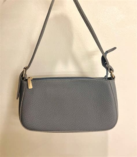 Eazy Peazy Blue Baguette Bag Women S Fashion Bags Wallets Purses