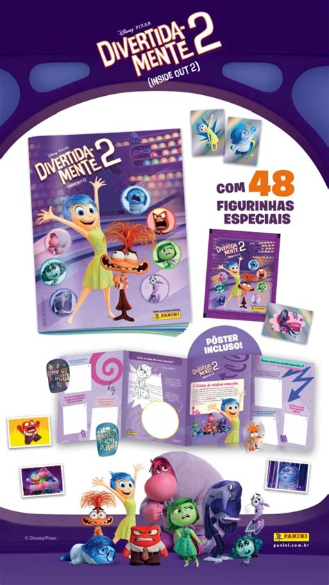 Divertida Mente 2 Álbum de figurinhas é lançado pela Panini