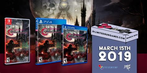 Bloodstained Curse Of The Moon Ps Switch And Ps Vita Limited Run