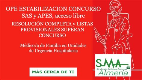 OPE ESTABILIZACION CONCURSO SAS y APES RESOLUCIÓN COMPLETA y LISTAS