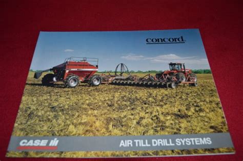 Case International Concord Air Till Drill Systems Dealer Brochure