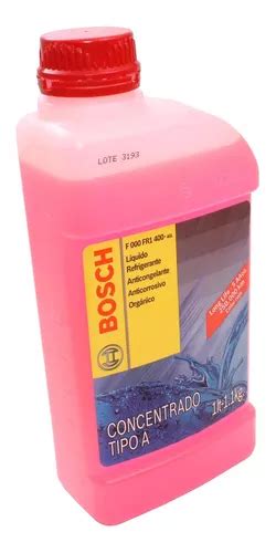 Liquido Bosch Refrigerante Organico Rojo Ford Fiat 1l Bosch MercadoLibre