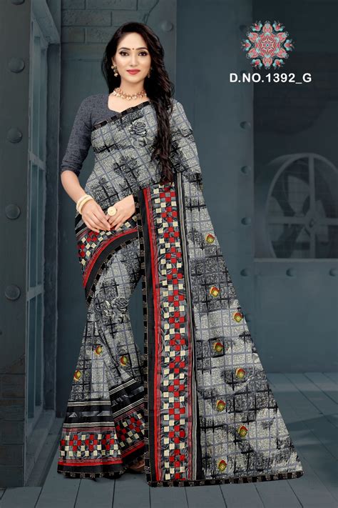 Signature Printed Saree Catalog With Sikori Lace New Wholesale Catalog