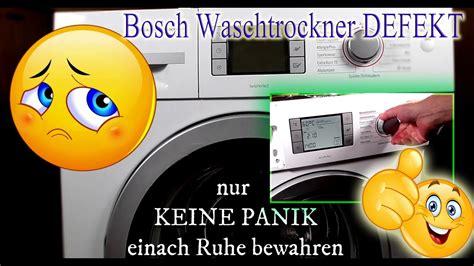 Bosch Waschmaschine Defekt Nix Geht Mehr Nicht Verzweifeln DIY Selbst