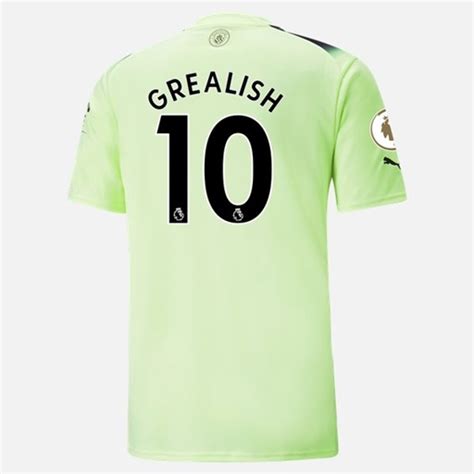 Maillot Foot Pas Cher Manchester City Jack Grealish 10 Third 2022 2023