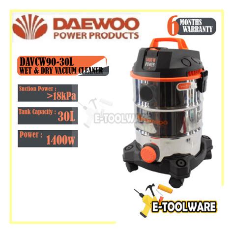 Daewoo 30l Dust And Water Vacuum Cleaner 1400w Lazada