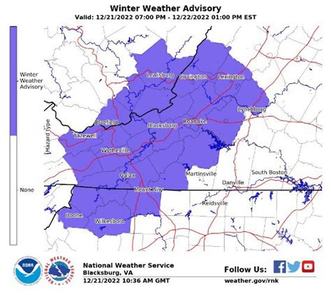 Winter Weather Advisory - Covington City