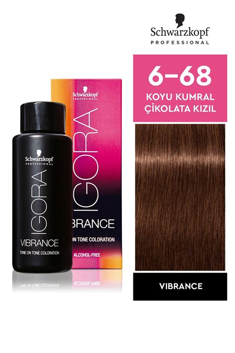 Igora Vibrance 6 68 Koyu Kumral Çikolata Kızıl Saç Boyası 60ml Fiyatı