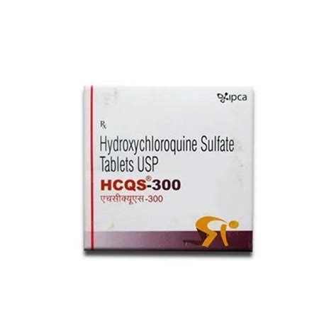 Hcqs Tablet Hydroxychloroquine Sulphate Tablats Ip Ipca Laboratories