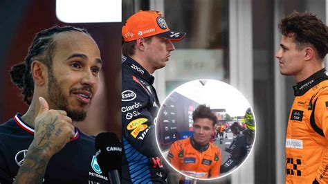 Lewis Hamilton Elogia Max Verstappen E Lando Norris Por Forte